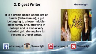 Best Pakistani Dramas of Saba Qamar on Hum TV