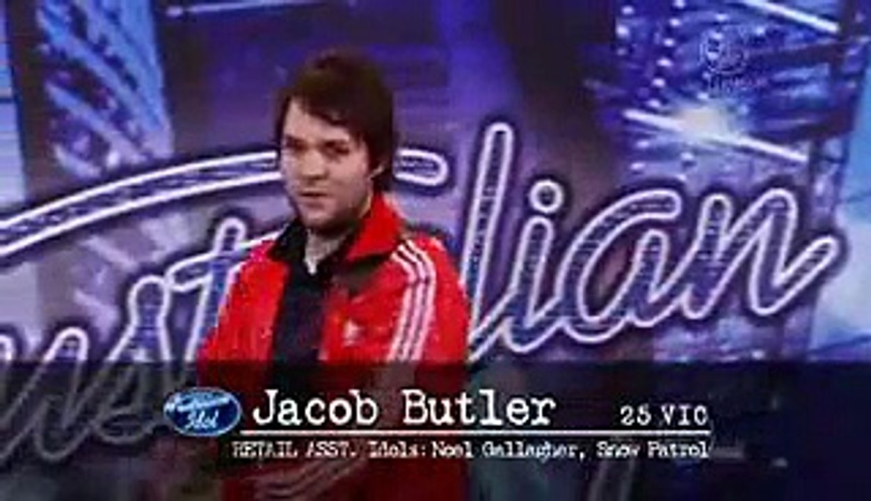 Australian Idol 5 - Jacob Butler  - Chasing Cars