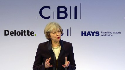 Theresa May tells CBI "business needs to change"