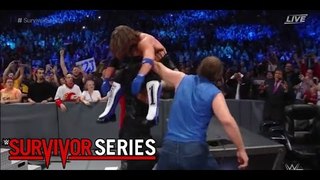The Shield is Back! - Triple Power Bomb to AJ Styles - WWE Survivor Series 2016