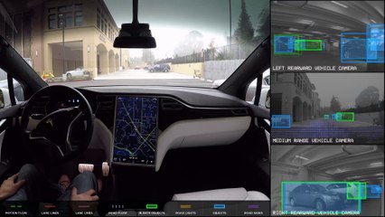 Comment l'Autopilot d'une Tesla voit le monde
