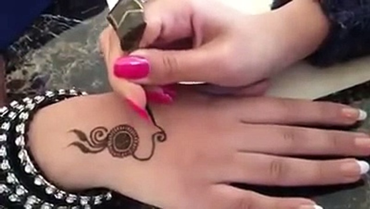 Latest Mehandi Design Back Hand 2016 Video
