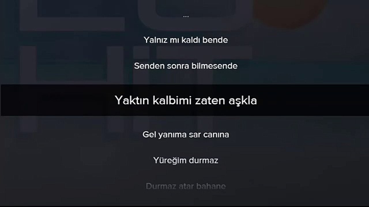 Melis Kar Yerinde Dolmuyor Ki -Sözler ekranda-Lyrics video