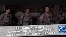 Primaire à droite: La réaction des candidats au score de Fillon (parodie)