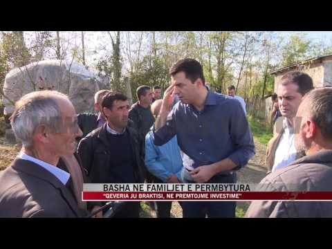 Basha në familjet e përmbytura - News, Lajme - Vizion Plus