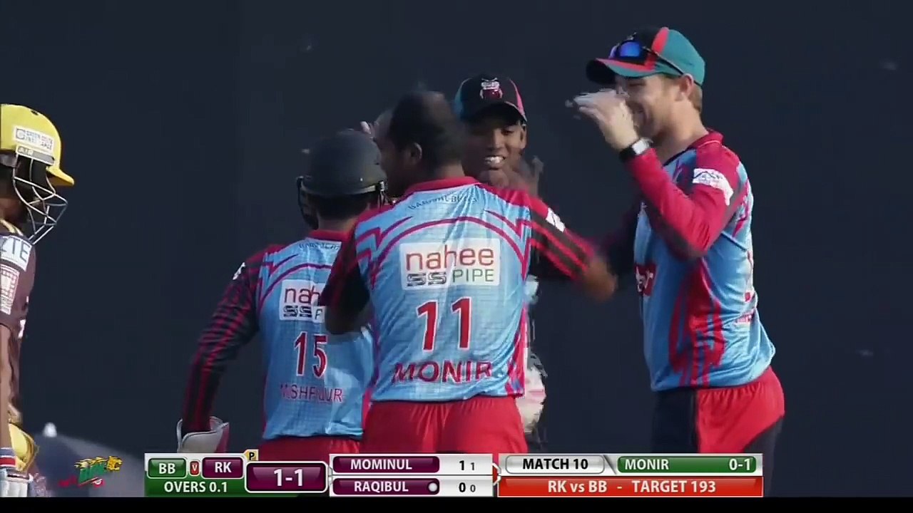 BPL 2016 Match 10   Barisal Bulls vs Rajshahi Kings   HD Highlights  (720p)