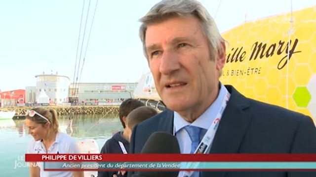 Philippe de Villiers rencontre les skippers du Vendée Globe