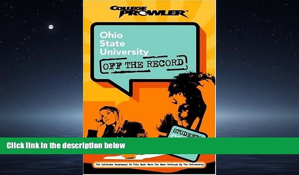 FAVORIT BOOK Ohio State University: Off the Record (College Prowler) (College Prowler: Ohio State