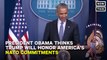 President Obama Thinks Trump Will Stick To NATO