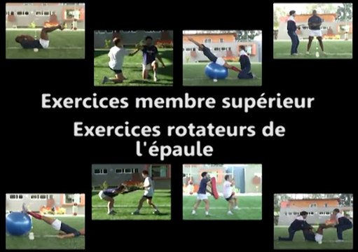 Exercices membre supérieur : exercices rotateur de l'épaule