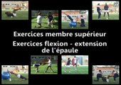 Exercices membre supérieur : flexion-extension de l'épaule