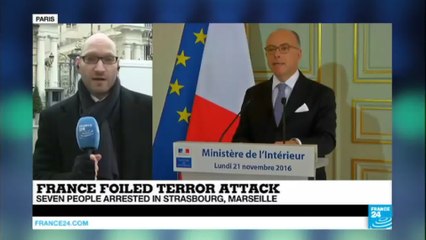 France: 7 people arrested in Strasbourg and Marseille over foiled terror attack