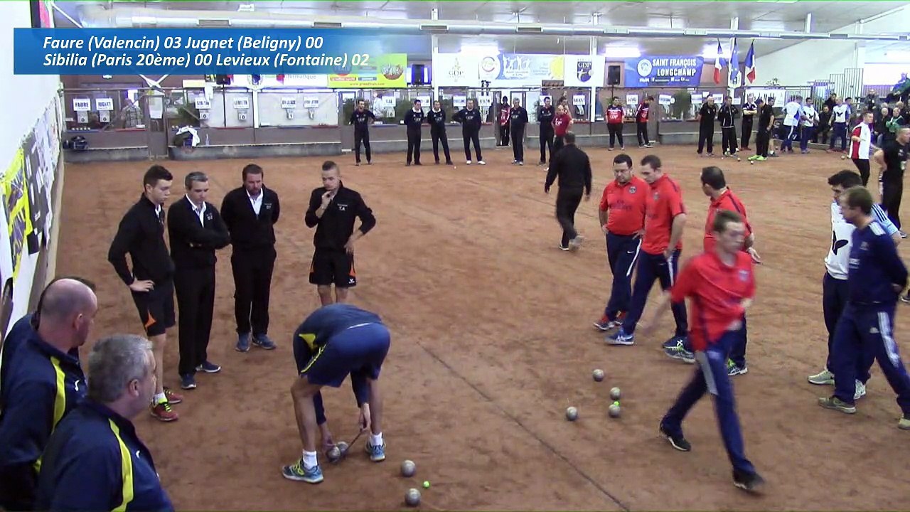 Secondes parties de poules, cinquième étape du Trophée Super 16, Sport Boules, Mably 2016