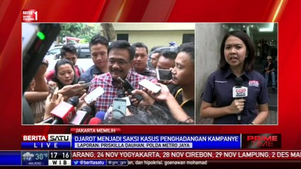 Djarot Diperiksa Polda Metro Terkait Penghadang Kampanye