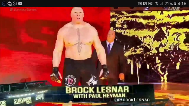 GOLDBERG VS BROCK LESNAR WWE SURVIVOR SERIES 20 november 2016 FULL MATCH HD