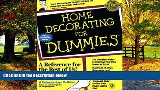 Buy  Home Decorating For Dummies? (For Dummies (Computer/Tech)) Patricia Hart McMillan  Full Book