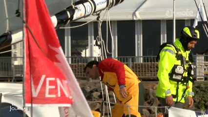 Vendée Globe 2016 : Le départ de Didac Costa