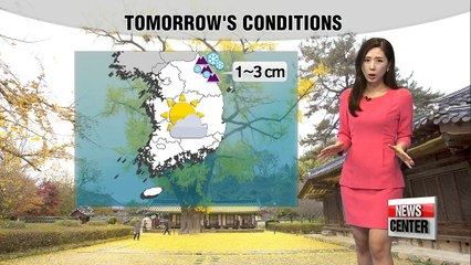 Big temperature drop, wintry conditions ahead