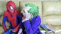 Spiderman vs Joker vs Venom - Finger Family - Daddy Finger Song w/ Frozen Elsa - Funny Superheroes