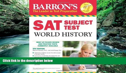 Download Video: Deals in Books  Barron s SAT Subject Test World History, 5th Edition  Premium Ebooks Best Seller