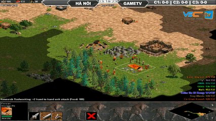 AOE 4vs4  Hà Nội vs GameTV C1T1 part 6