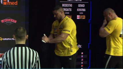 Dmitry Trubin vs. Andrey Pushkar, right hand, 105+ category, Zloty Tur 2016