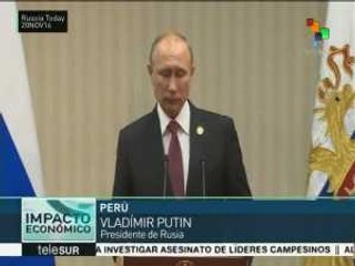Putin reafirma en Lima disposición para nivelar petroprecios