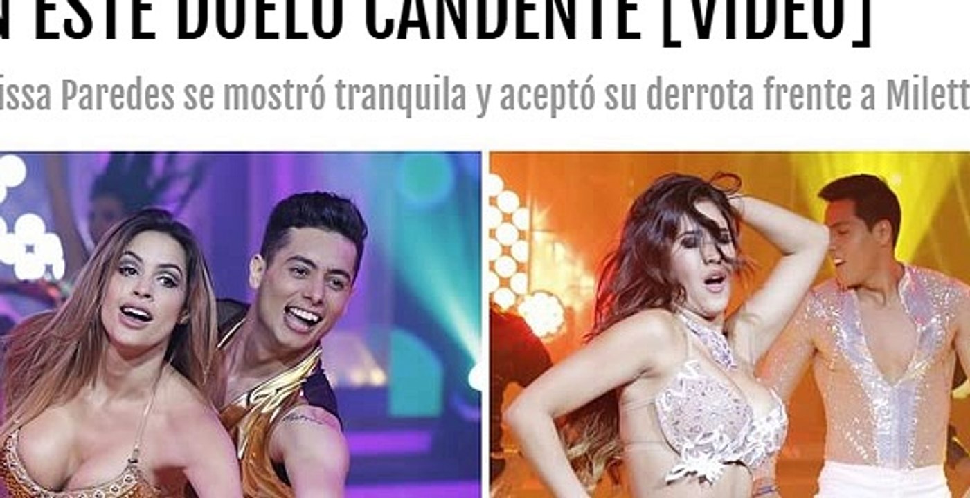 MILETT FIGUEROA GANÓ A MELISSA PAREDES EN ESTE DUELO CANDENTE