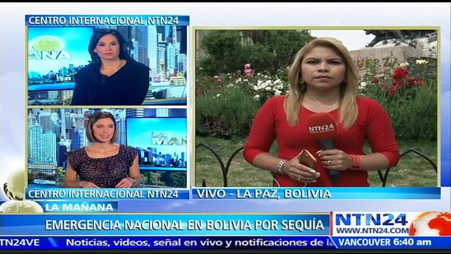 Gobierno de Evo Morales declara emergencia nacional ante su peor sequía y escasez de agua