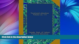 Buy NOW  Vocational education Volume no. 1-5  Premium Ebooks Best Seller in USA