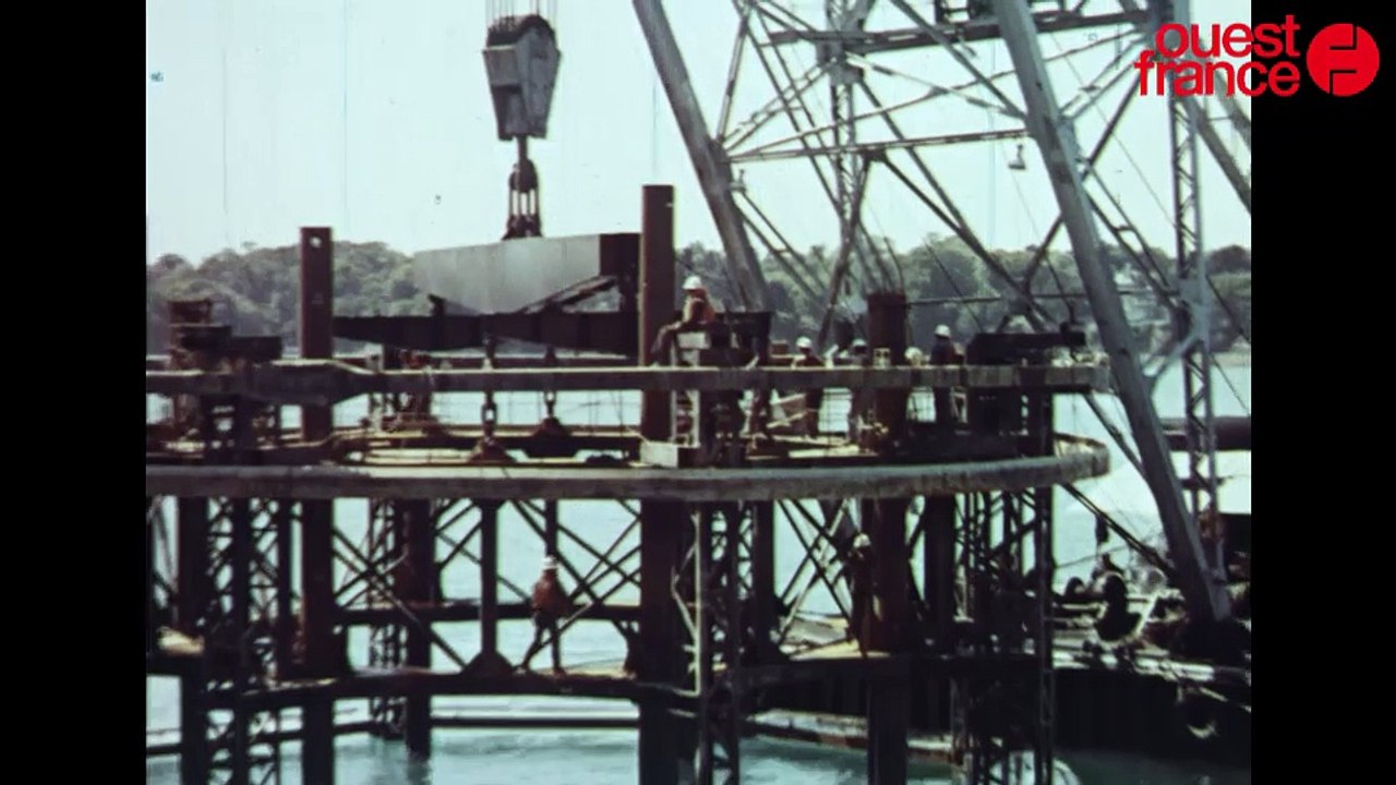 Construction du barrage de la Rance
