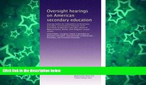 Big Sales  Oversight hearings on American secondary education: Hearings before the Subcomittee on