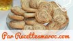 Biscuits Spirales aux Amandes - Almond Pinwheel Cookies - صابلي الحلزون سهل و لذيذ