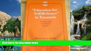 Buy NOW  Education for self-reliance in Tanzania;: A study of its vocational aspects (Publications