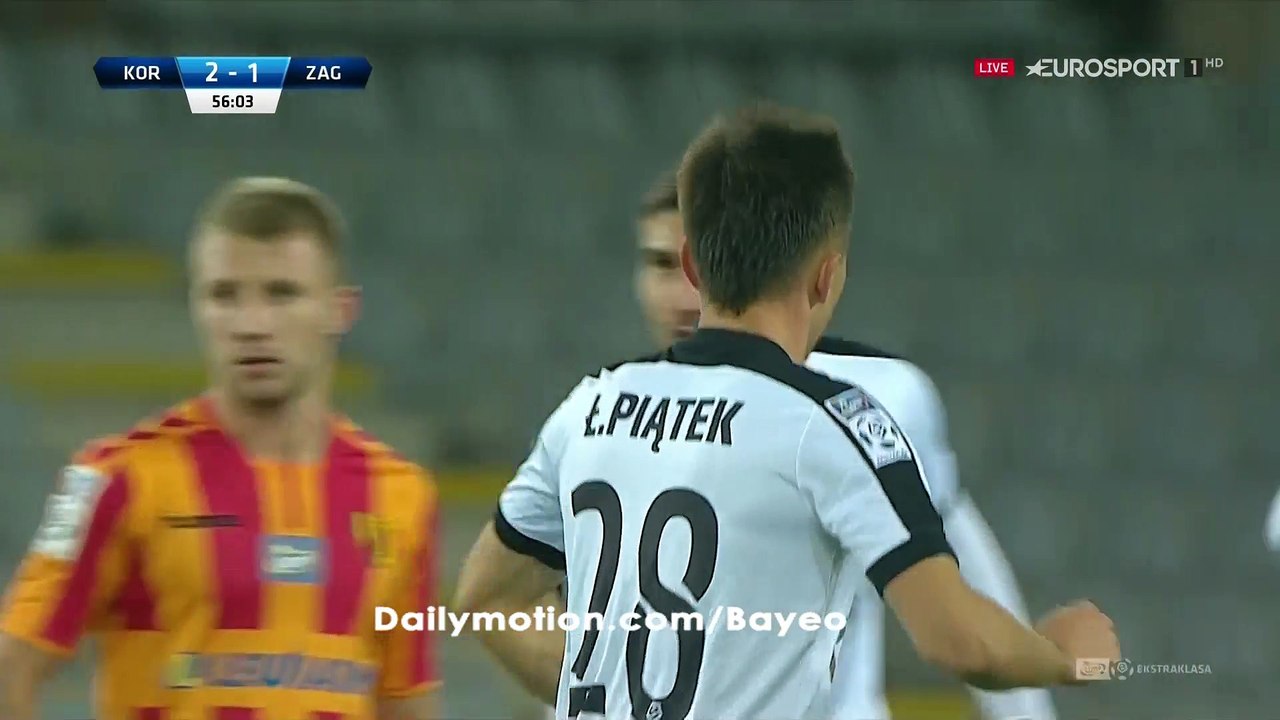 Lukasz Piatek Goal HD - Korona Kielce 2-1 Zaglebie - 21.11.2016