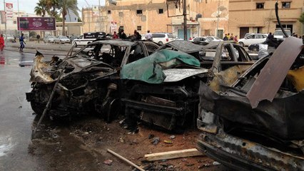 'Children among dead' in Benghazi bomb blast