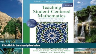 Big Sales  Teaching Student-Centered Mathematics: Developmentally Appropriate Instruction for