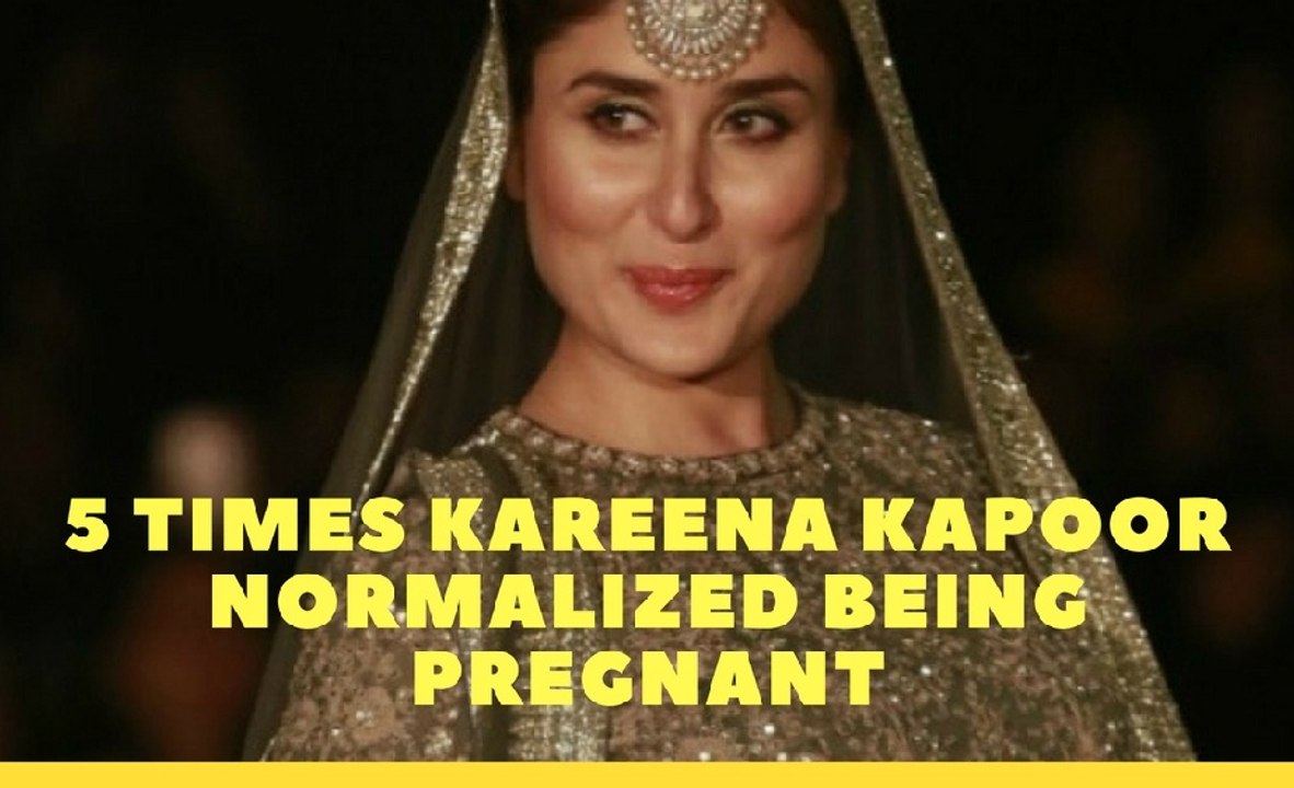 5 times Kareena Kapoor normalised being pregnant