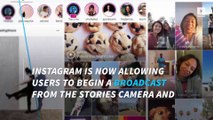 Instagram launches live video and vanishing photos