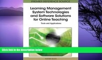 Buy NOW  Learning Management System Technologies and Software Solutions for Online Teaching: Tools