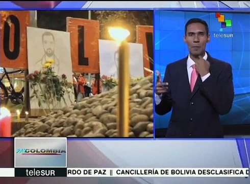 Colombia: realizan vigilia por líderes campesinos asesinados