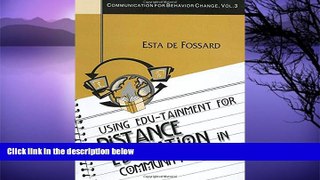 Buy NOW  Using Edu-Tainment for Distance Education in Community Work (Communication of Behavior