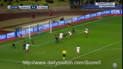 Djibril Sidibe Goal Monaco 1 - 0 Tottenham CL 22-11-2016