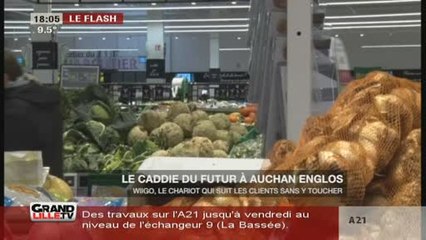 Le caddie du futur à Auchan !