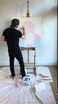 Lady Gaga Painting in AMAs 2016 HD -Full Video