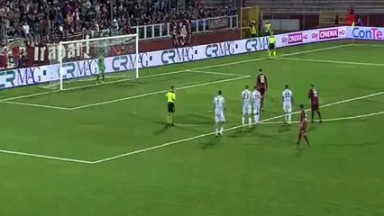 Trapani vs Spal 1-1  Bruno Petkovic Rigore Goal  Serie B 21-11-2016 (HD)