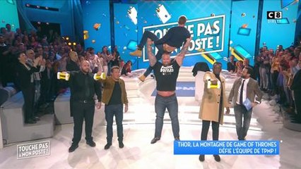 Touche pas à mon poste, C8 : "La Montagne" de Game of Thrones soulève Matthieu Delormeau ! [Vidéo]