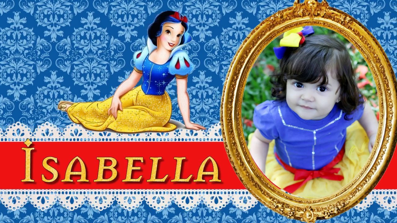 Isabella 1 aninho - Branca de Neve