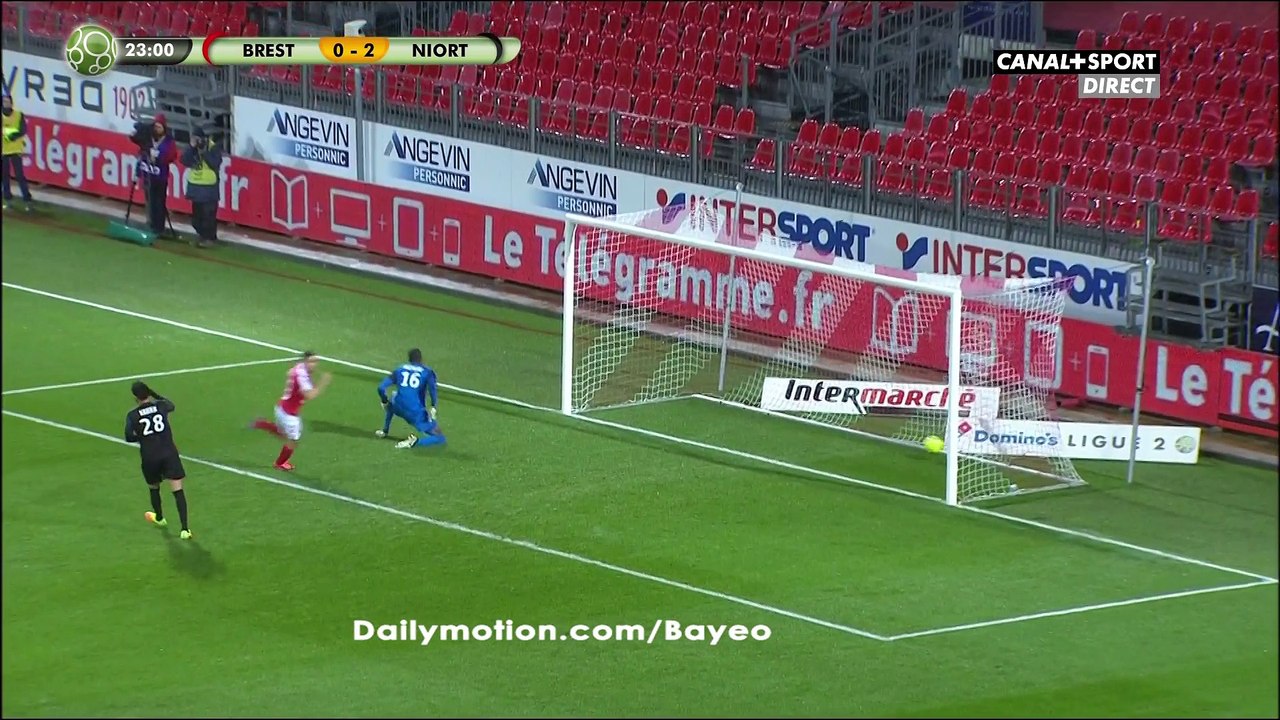 All Goals & Highlights HD - Brest 2-3 Niort - 21.11.2016