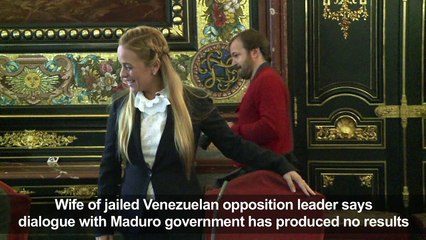 Venezuelan activist calls for end to dialogue with Maduro